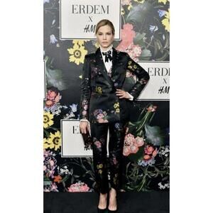 ERDEM x H&M Floral Jacquard Trousers - Size 4